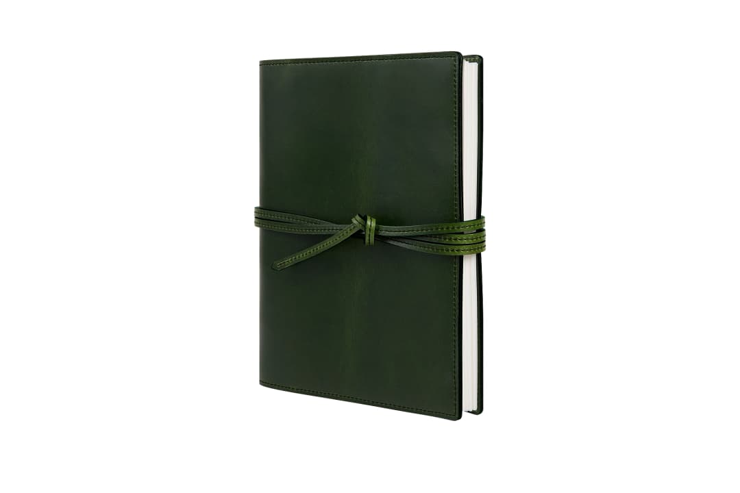 Leather-bound Journal – Forest Green